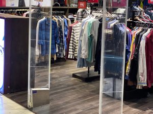 Cổng từ an ninh 1 cánh cao cấp Eguard EG-3008M 4 cong tu EG 3008M