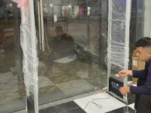 cong tu sieu thi Foxcom EAS5012S2